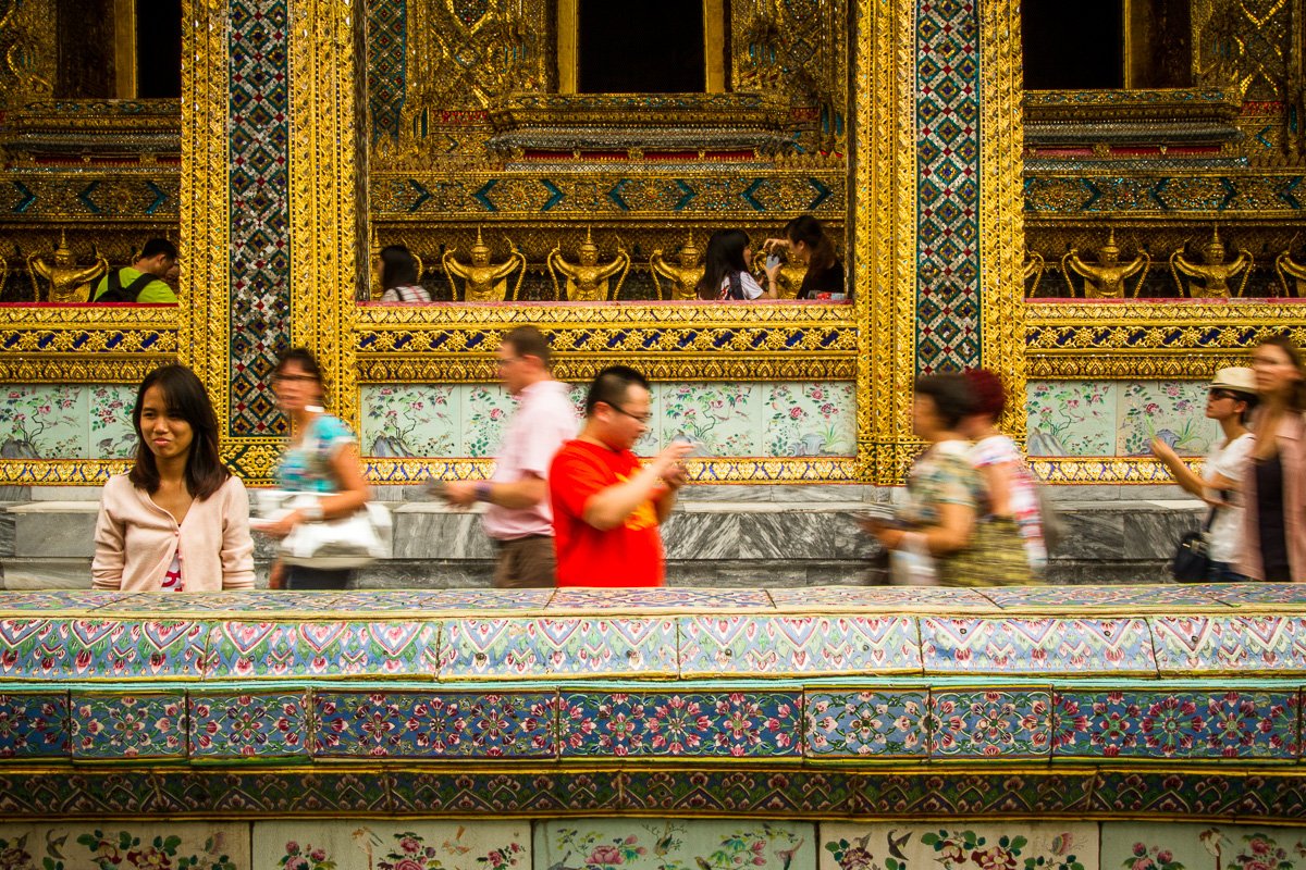 Bangkok Royal Palace people