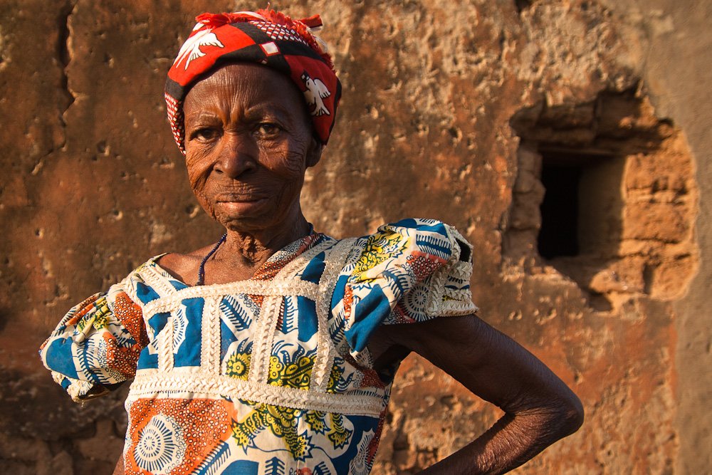 Burkina Old woman