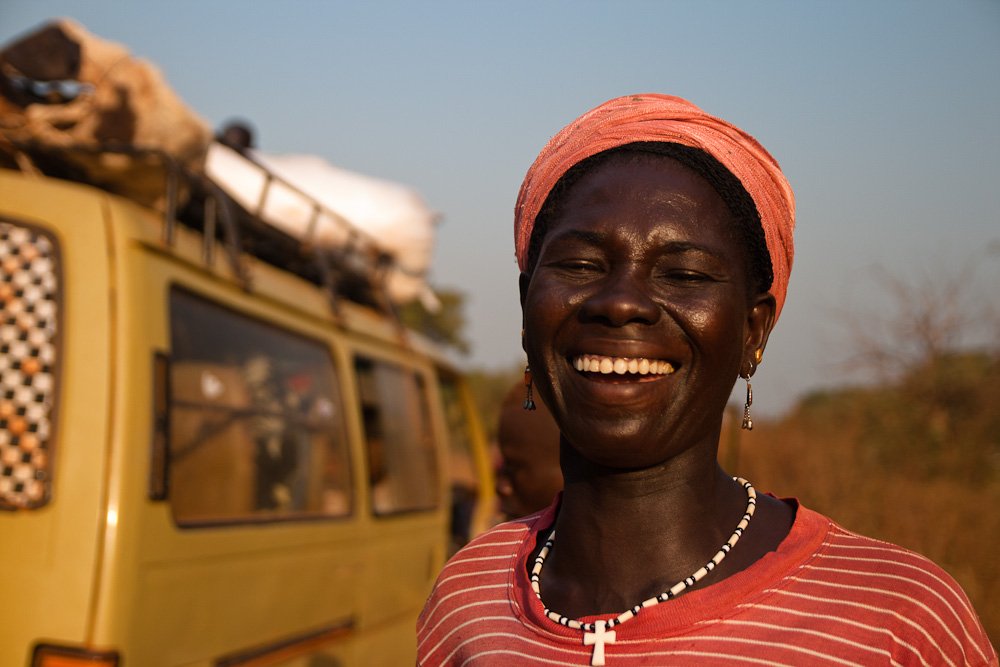 Woman Christian smiling