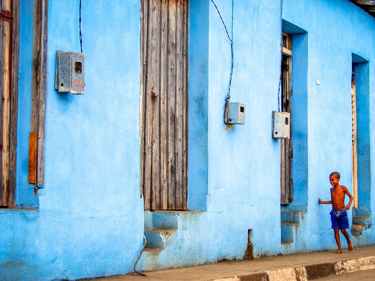 Blue buidling