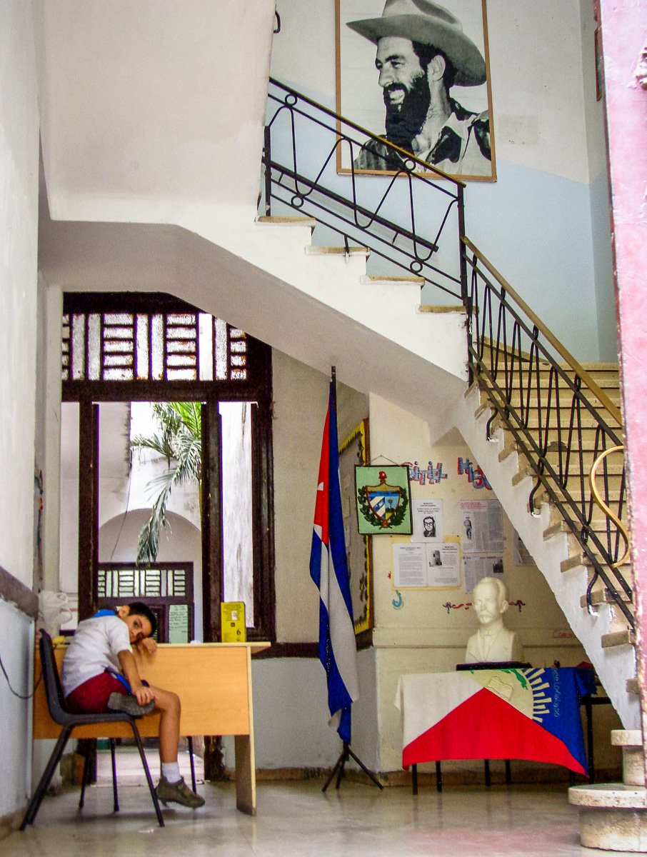 Cuban school boredom