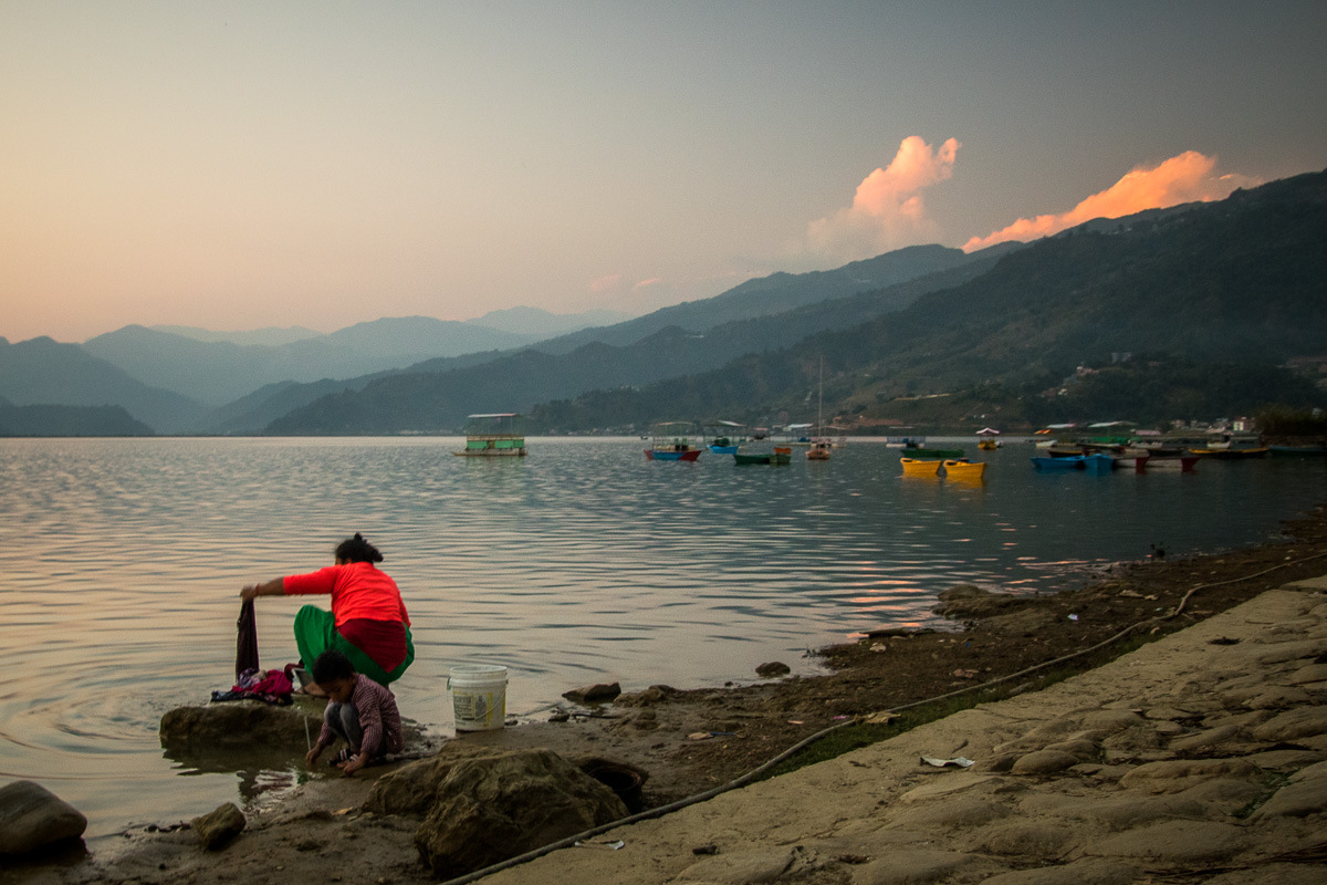 Pokhara lake