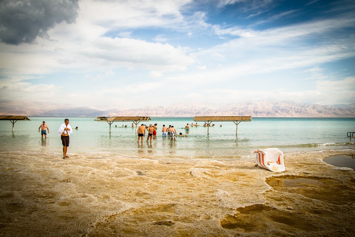 The Dead Sea entrance