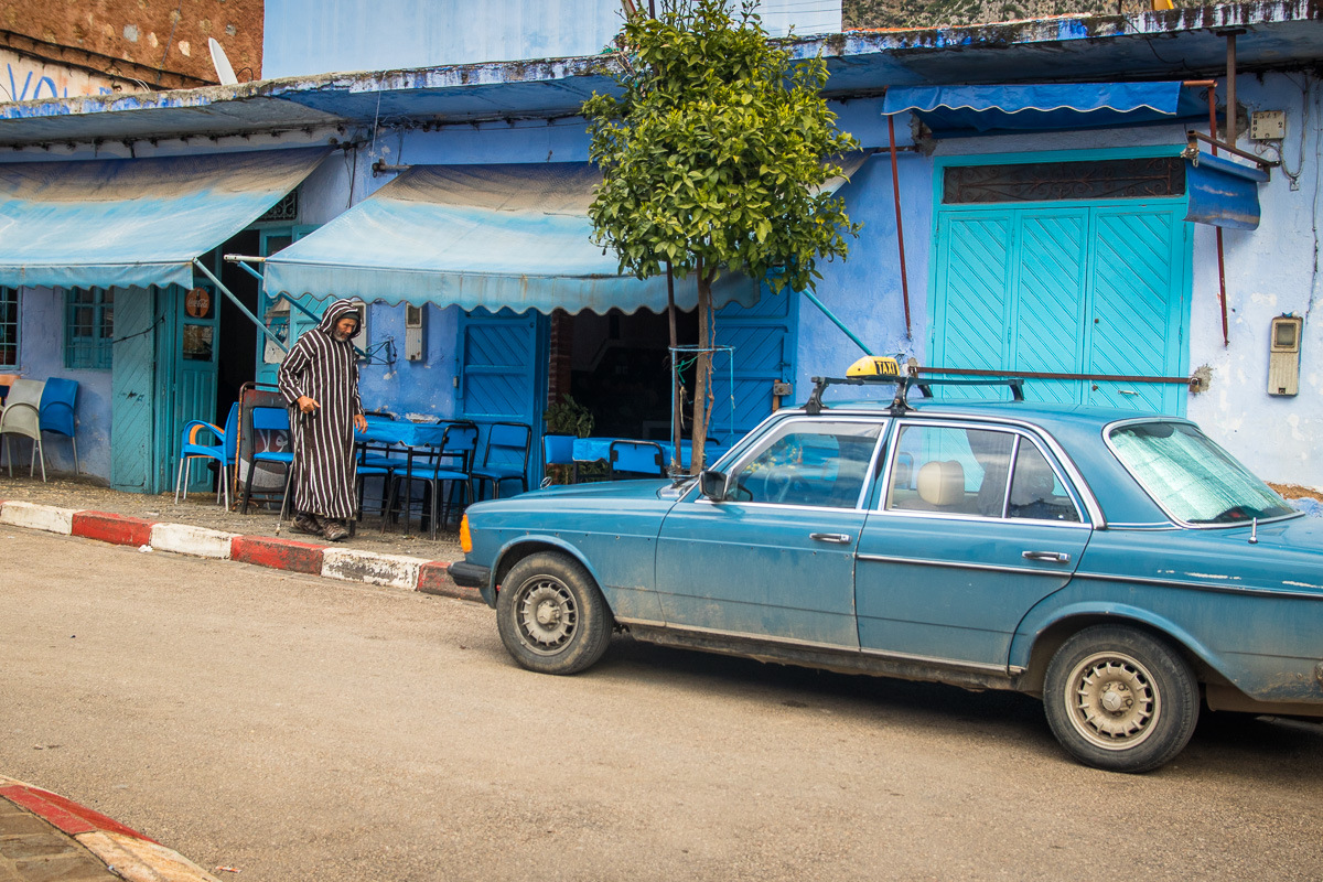 Moroccan Mercedes taxi