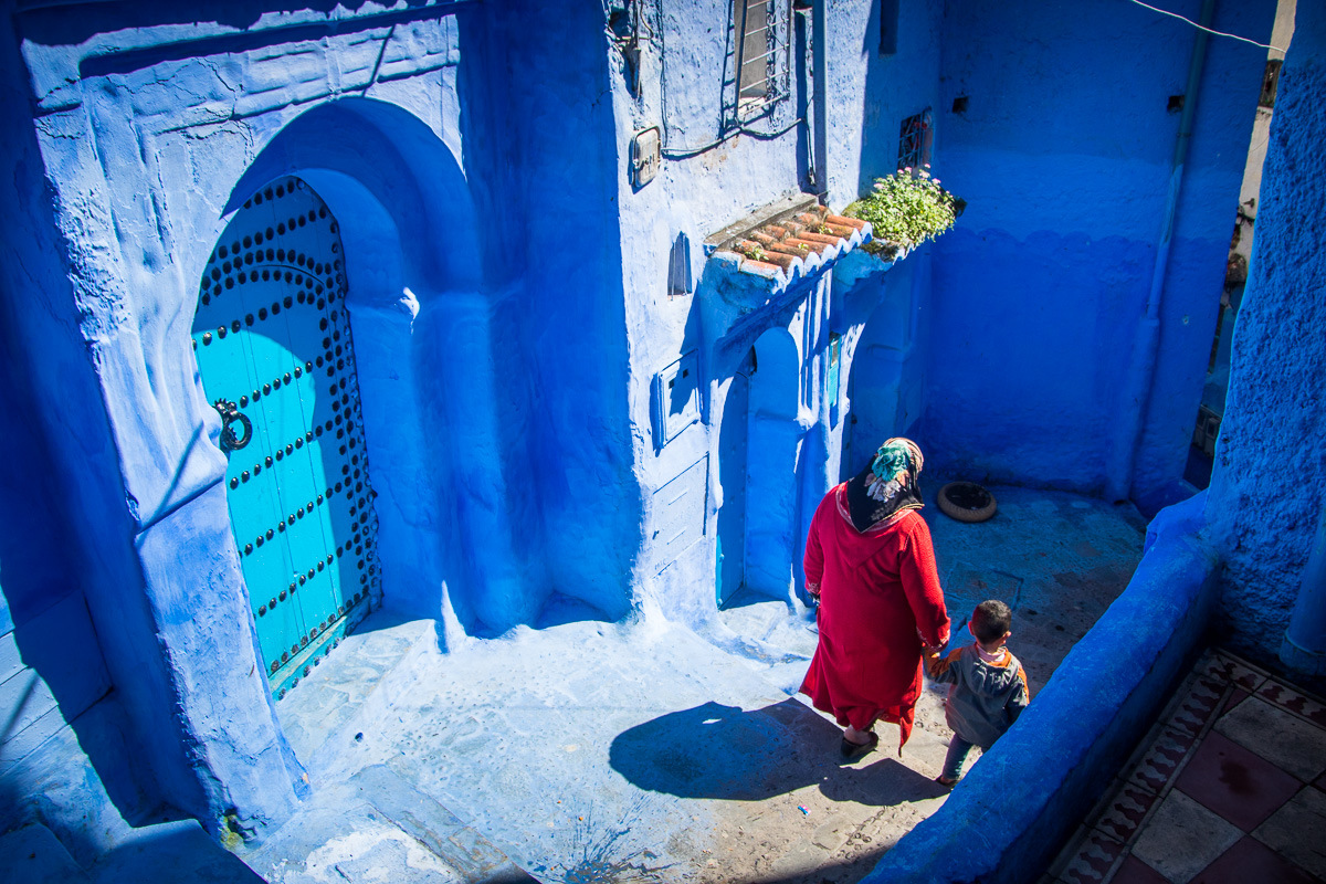 Chefchaouen stairs