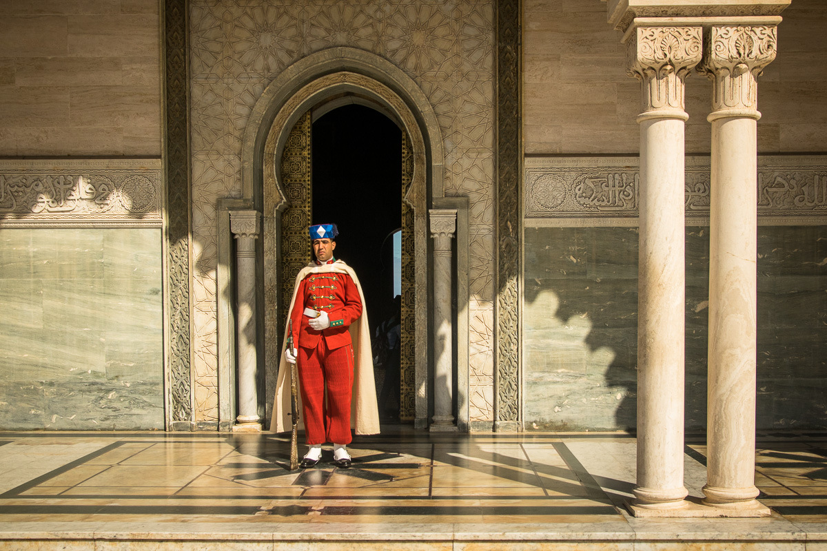 Rabat Mausoleum guard