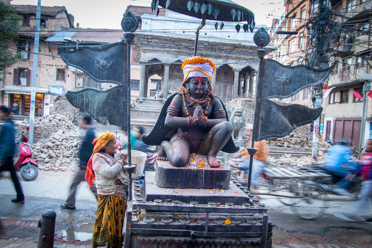 Nepal Hindu statue