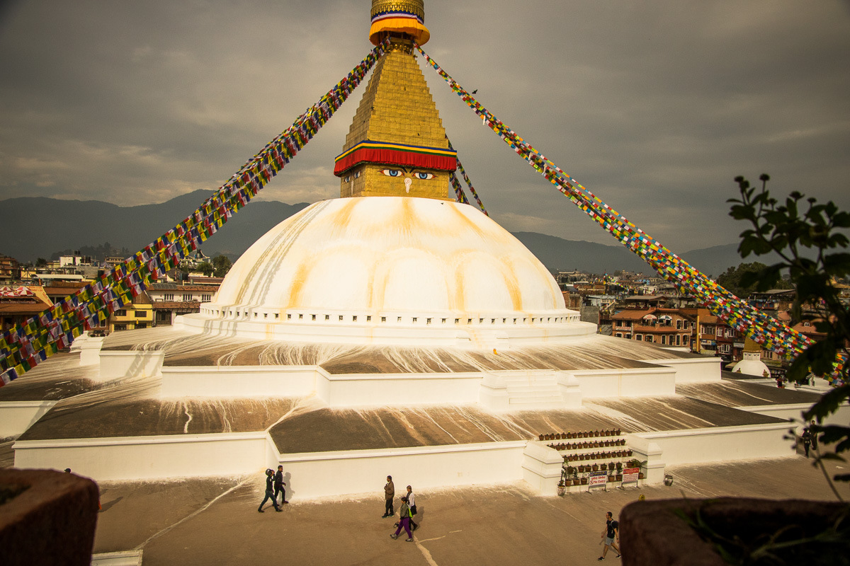 Boudhanath temple Tibetan