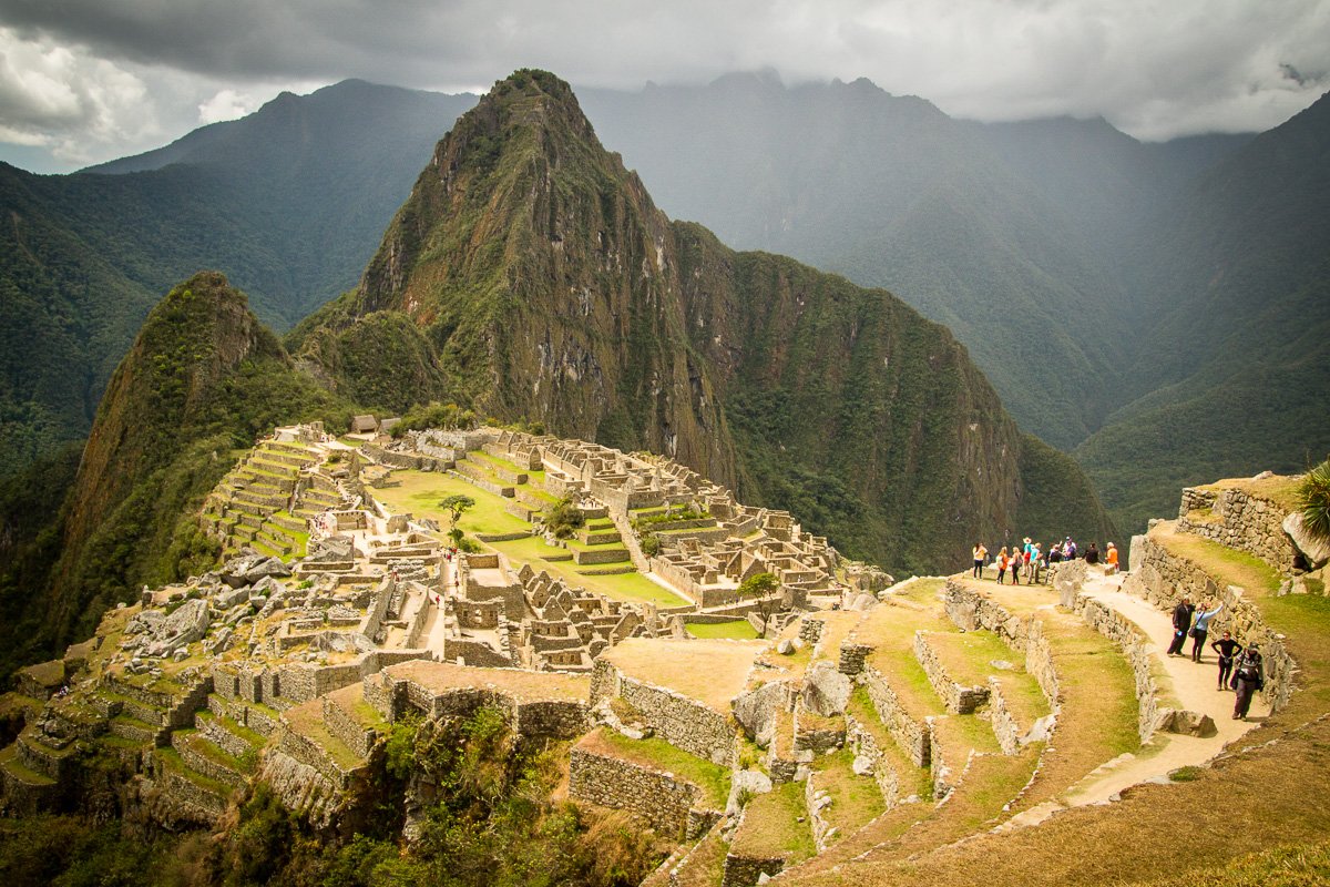 Machu Picchu in the sun money shot